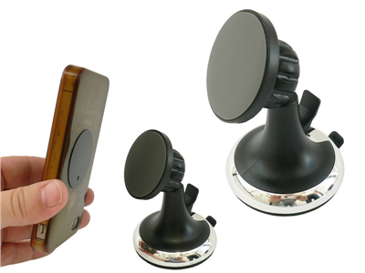 Magnetický držák mobilu s přísavkou na sklo, 42479