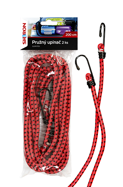 Pružný upínač 200 cm 2 ks