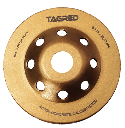 Diamantový brusný kotouč Turbo na beton či kámen, 125 x 22,2 mm