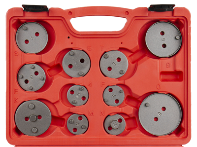 Sada 18 ks pro zatlačení brzdových pístků kotoučových brzd