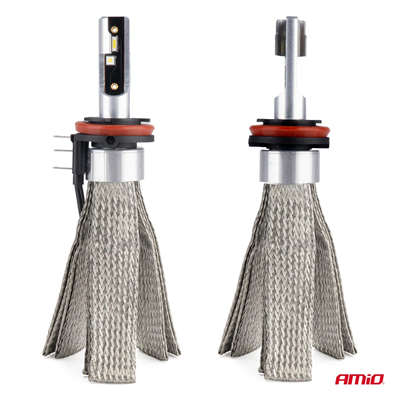LED žárovky do auta FLEX+ H15 6000K série 12V 24V Canbus AMIO-03666