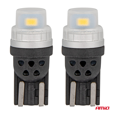 LED BUBLS 360 Pure Light Series STANDARD T10 W5W 2x3020 SMD White 12V/24V AMIO-03726