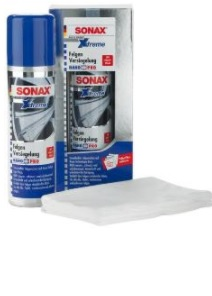 Sonax - Čistící prostředek na ráfky + 4 ks hadříků